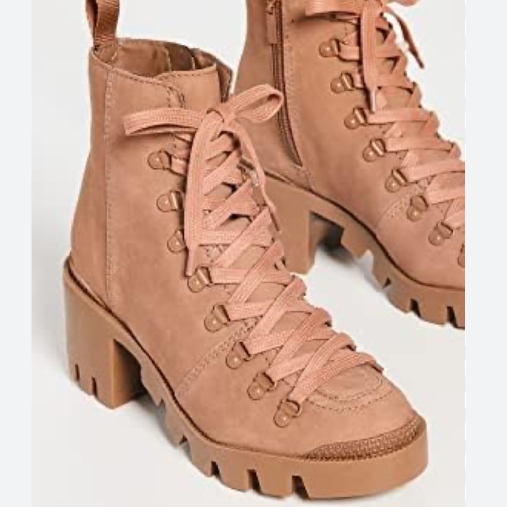 Schutz Xayenee Hazel lace up copmbat style boots